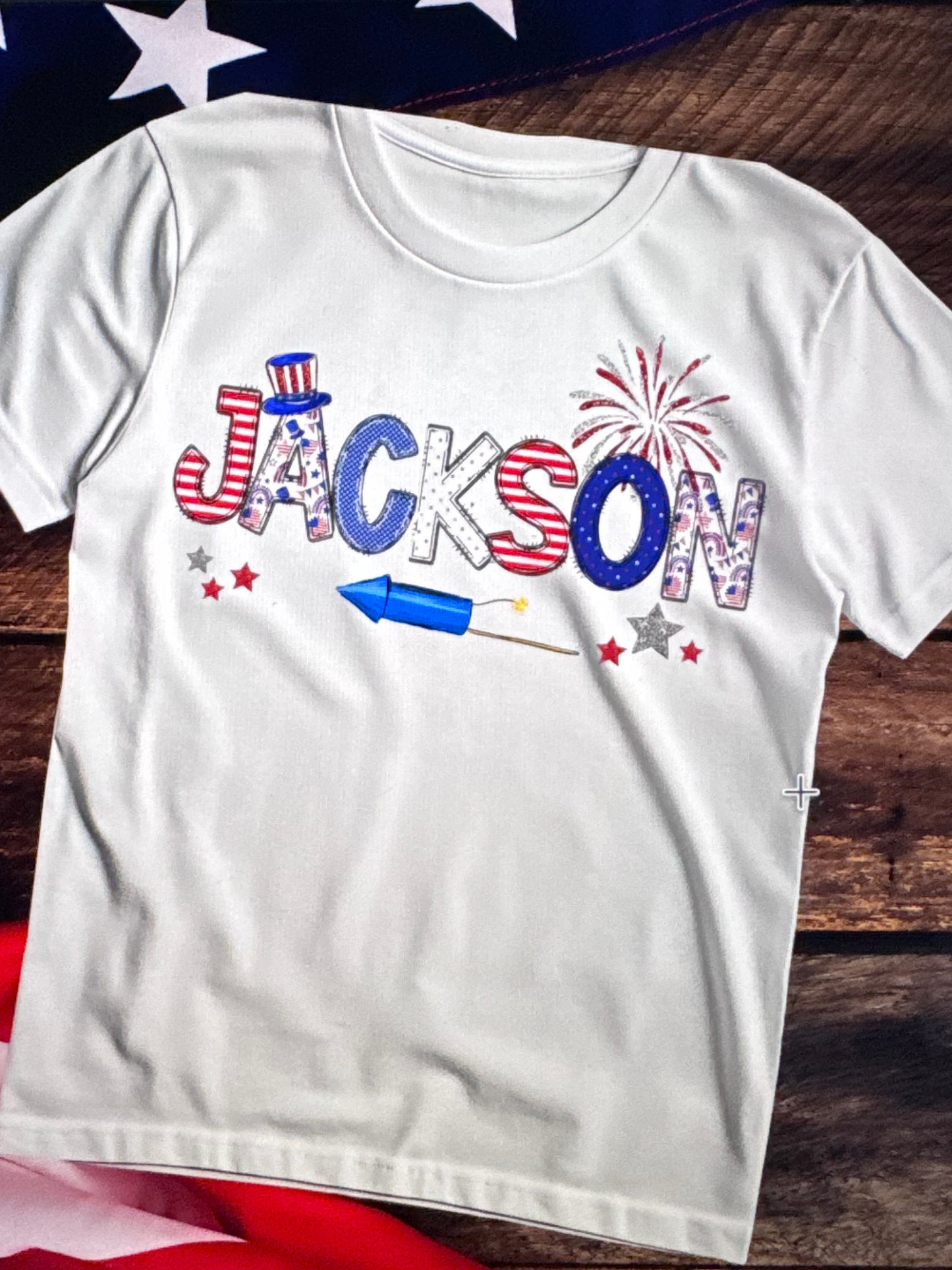 Patriotic Personalized Name Shirt