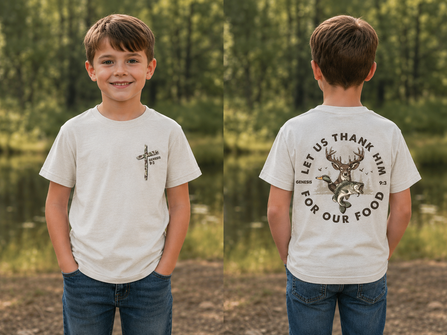 A boy who loves hunting and Jesus
