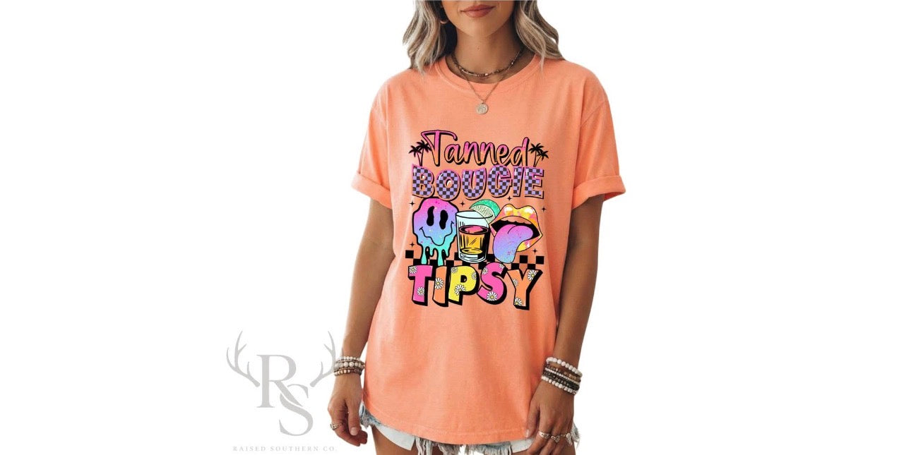 Tanned and tipsy